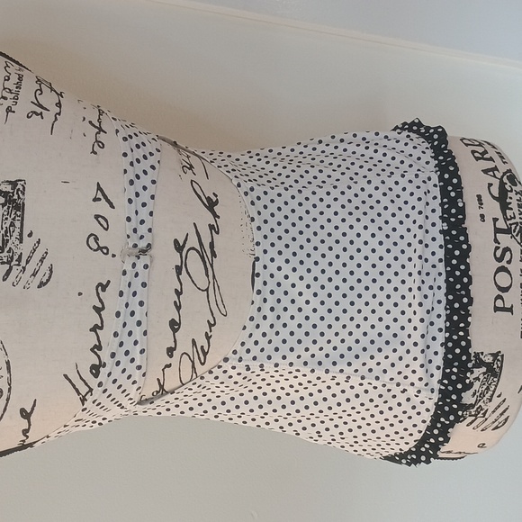 Polka Dot Halter Tankini Swim Top - Picture 2 of 5